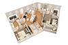B5 Two Bedroom 1268 sq ft B5 Two Bedroom 1268 sq ft